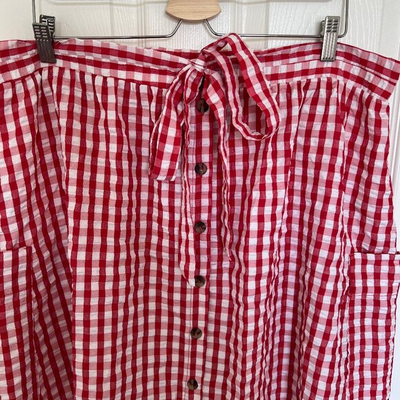 ASOS Red Gingham Skirt - Picture 3 of 4